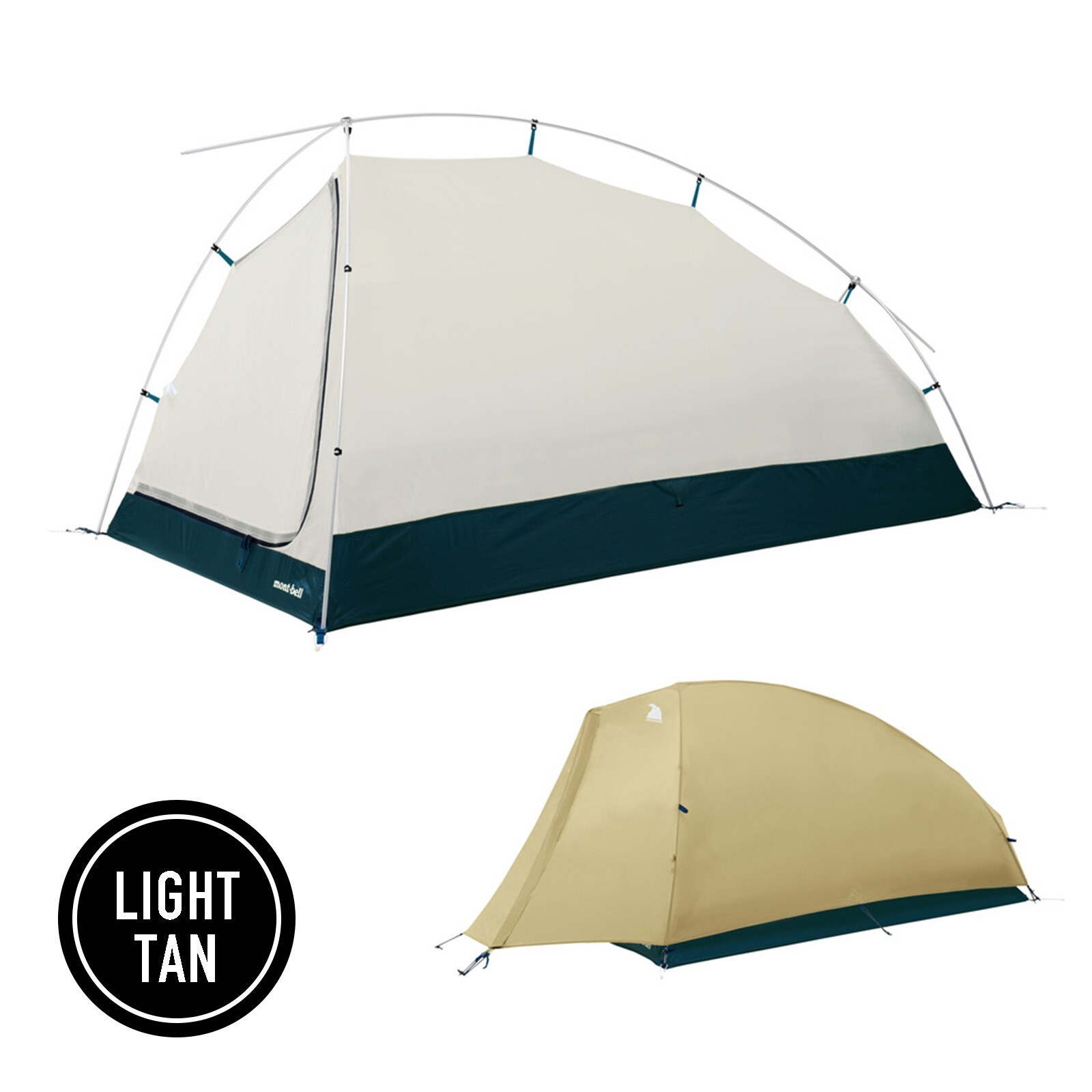 mont-bell Moonlight Tienda 1 Light Tan LTN 1122762 1 Persona Camping Japón...