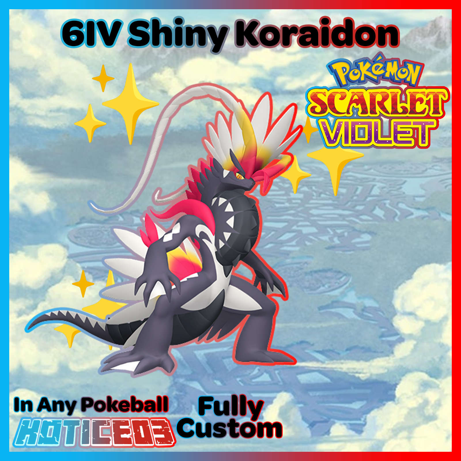 Pokemon Scarlet & Violet Shiny Miraidon Raid Union Guam