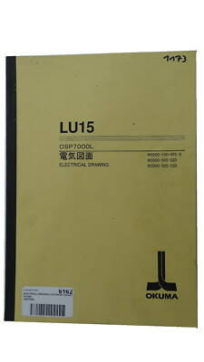 OSP7000L Okuma Electrical Drawing LU15 W6200-100-455-3 W3500-505-320 W3500-505-0