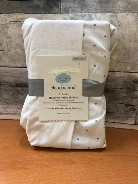 cloud island bassinet sheets