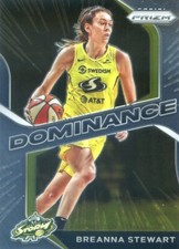 2021 Panini WNBA Prizm BREANNA STEWART #1 DOMINANCE INSERT LIBERTY STORM