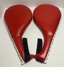 2 Pack Taekwondo Kick Pads Durable Striking Pad Target For Martial Arts, Red