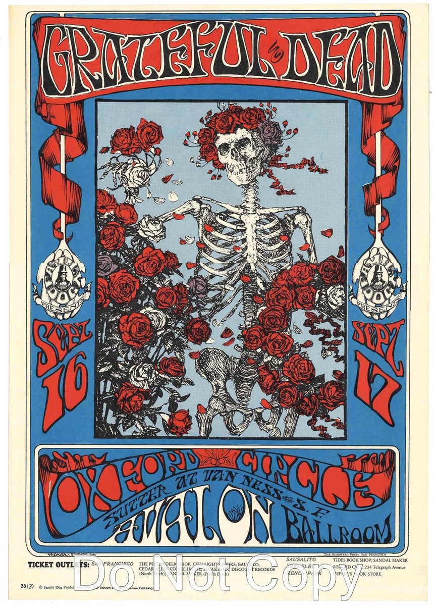 Grateful Dead Concert Poster - 12