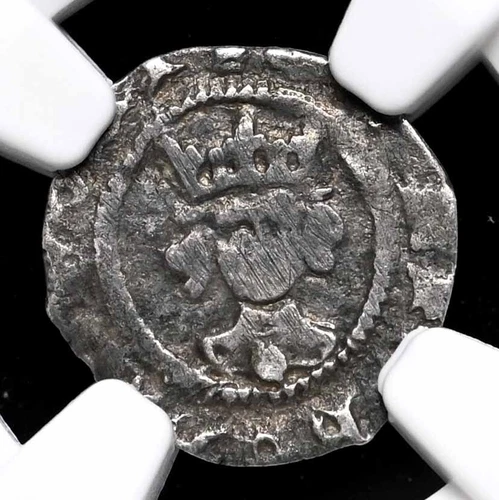 ENGLAND. Henry VI, 1422-1461, Hammered Silver Halfpenny, S-1905, NGC VF20