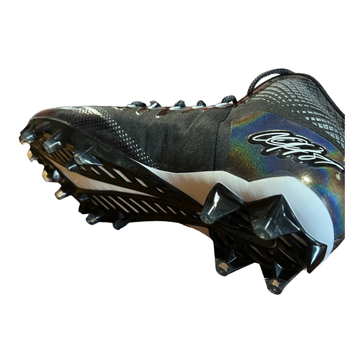 Nike Calvin Johnson 3 Flyweave Elite TD Black Sz 10.5 725226 