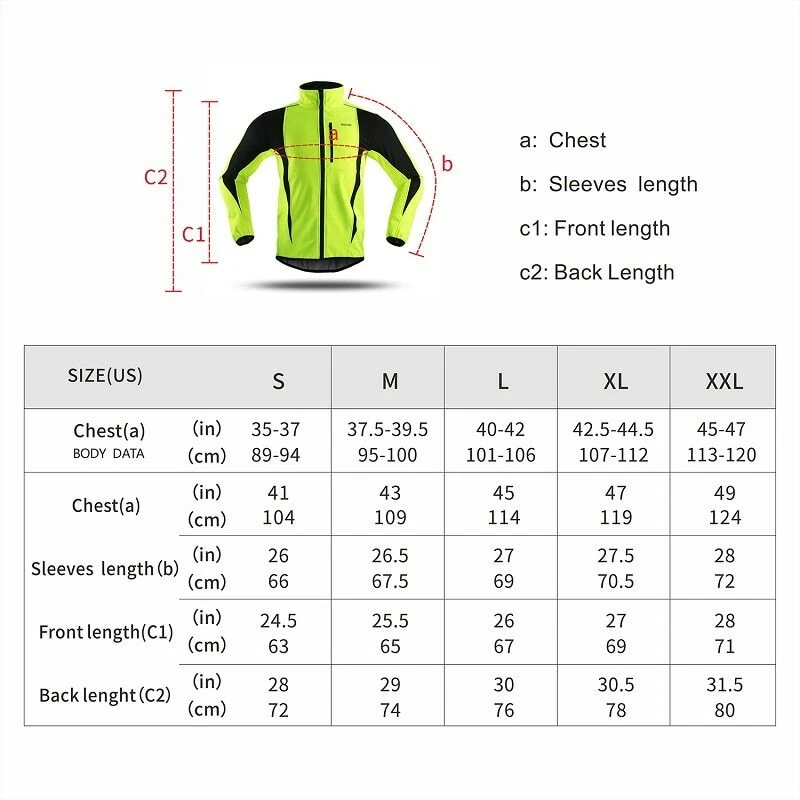 Thermal Cycling Jacket Winter Bicycle Windproof Waterproof Coat for MTB Bike