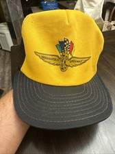 Vintage 1990 s Indianapolis Motor Speedway Snapback Mesh Trucker Hat