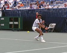 Champion Tennis Pro ARTHUR ASHE Glossy 8x10 Photo Print Poster
