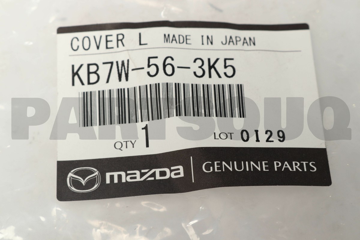 KB7W563K5 Genuine Mazda COVER(L),FENDER KB7W-56-3K5 | eBay