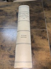 Military Laws Of The United States Annotated 1939 Eight Edition Hardcover 