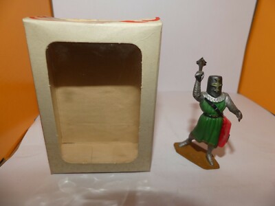 FIGURINE STARLUX MOYEN AGE CHEVALIER COMBATTANT MASSE ET BOUCLIER 6047 + BOITE | eBay