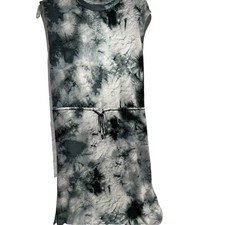 Cynthia Rowley Dress Women M Tie Dye Jersey Fit and Flare Green Casual
