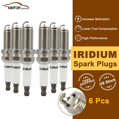 6x Iridium & Platinum Spark Plugs For Volvo S60 S80 V60 XC60 XC70 3.0L XC90 3.2L