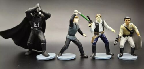 Vtg 1995/97 Applause Star Wars 3" Lot Of 4 Figures: Han, Vader, Luke + Lando - Picture 1 of 7