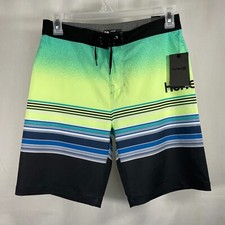 Hurley Men's Phantom Spectrum Boardshorts Size 28 Ghost Green New MSRP 58