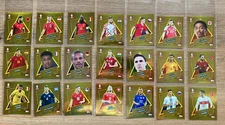 Topps, UEFA Euro 2024 Germany, Complete 21 Gold Sticker SP Set (Unsigned), Italy