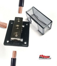 New 0 Gauge In to 4 Gauge Out Distribution Block for Ground Power Amplifier