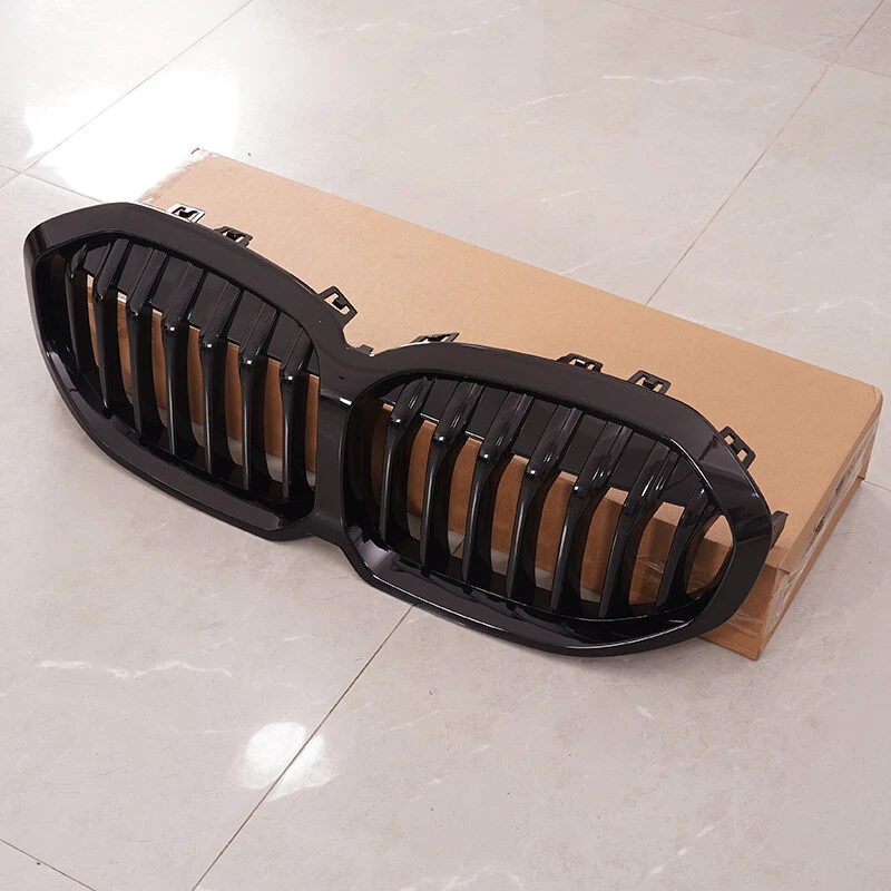 NEWSTART*2020 FOR BMW 1 SERIES F40 GLOSS BLACK FRONT KIDNEY GRILLE GRILL SINGLE SLAT 2019-2024
