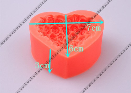 Lover Heart Flower Cross Chocolate Silicone Mould Sugarcraft Cake Decor Mould 3D - Picture 28 of 69