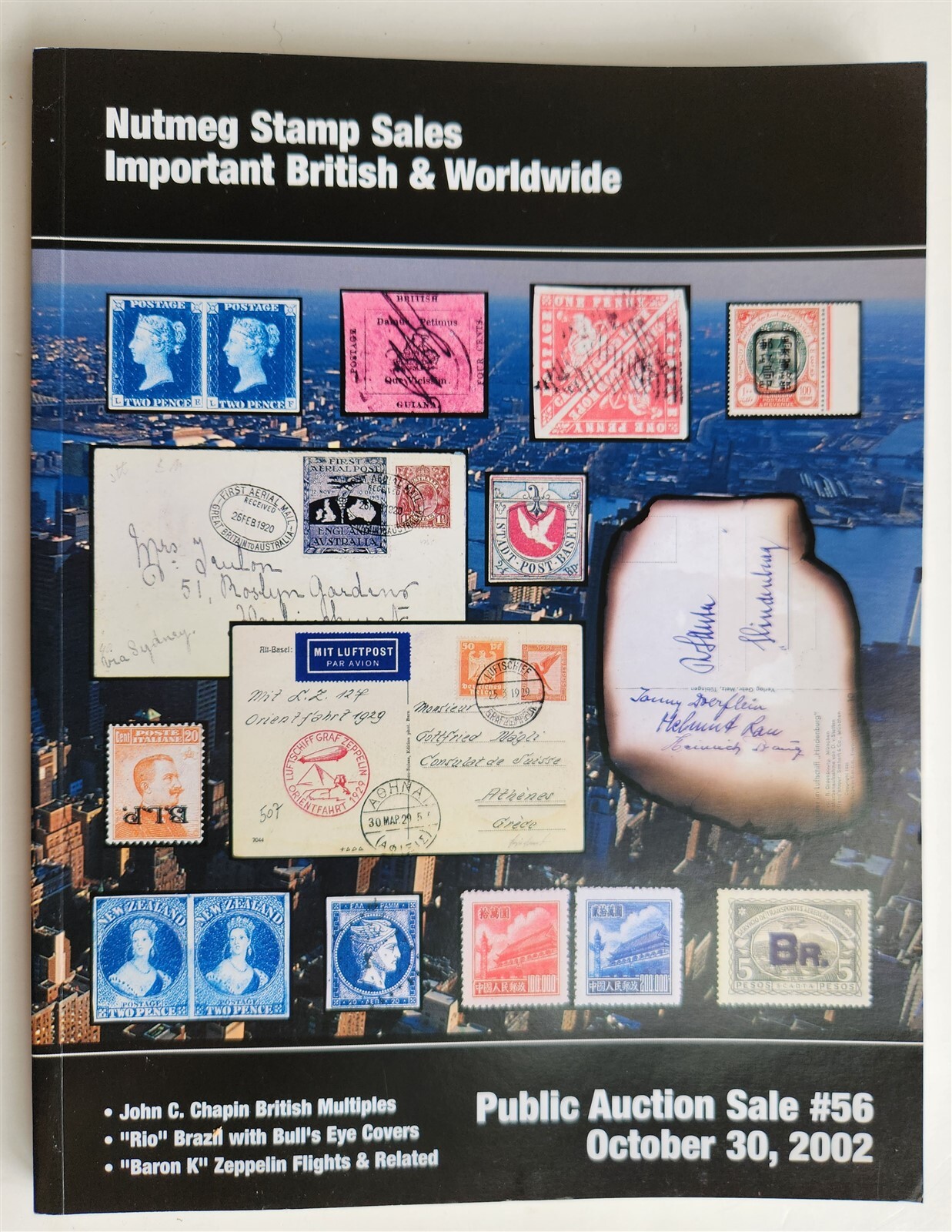 PHILATELIC STAMPS NUTMEG AUCTION CATALOG # 56 2002 | eBay