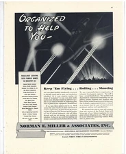 1942 Norman E. Miller & Associates Ad: Industrial Development Engineers- Detroit
