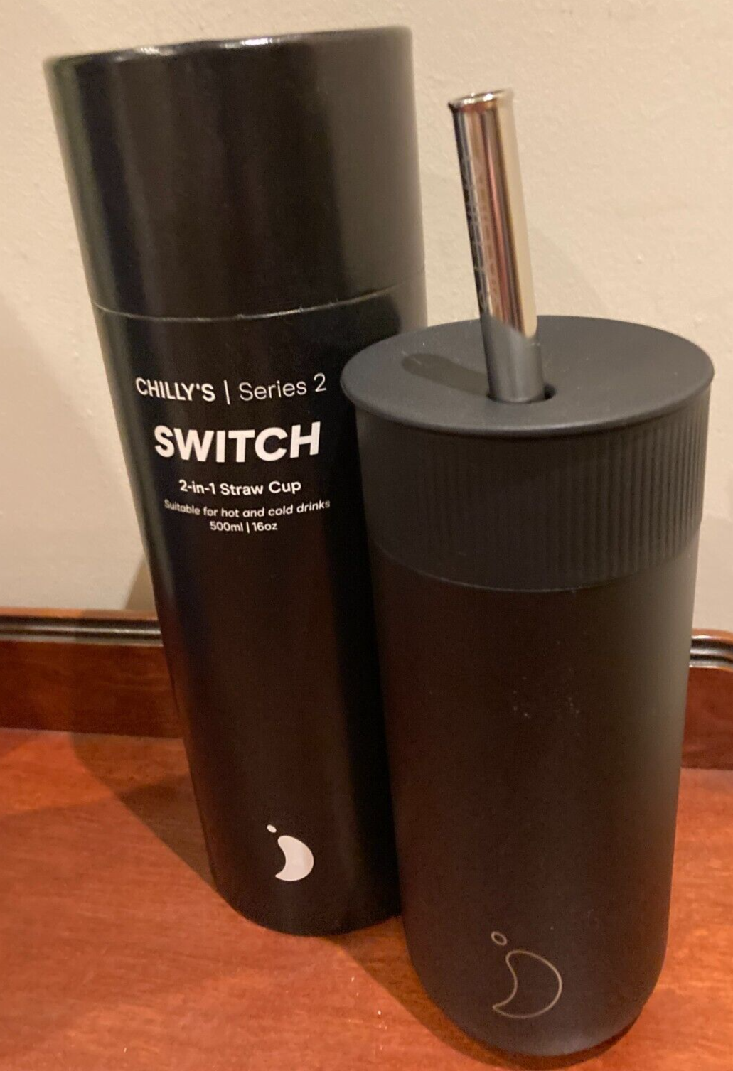 CHILLY'S    S2 SWITCH CUP 500ML   ABYSS BLACK