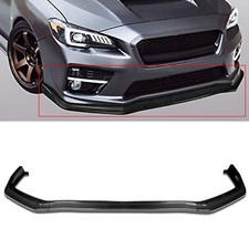 Black Front Bumper Lip Chin Spoiler For 2015-21 Subaru Wrx Sti Sedan 2.5l 2.0l