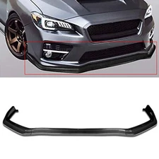 Black Front Bumper Lip Chin Spoiler For 2015-21 Subaru WRX STI 	Sedan 2.5L 2.0L