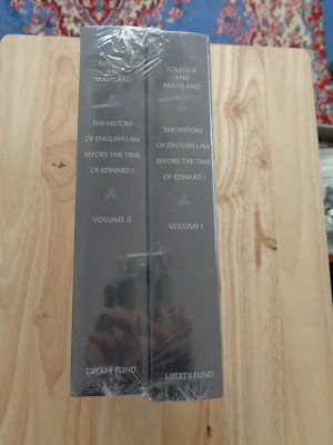 History of English Law Before Time of Edward I, Vol 1 & 2 by F.W ...