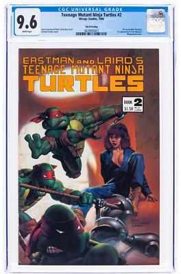 Teenage mutant ninja turtles 2 (3rd Print) 1st April O'Neill CGC 9.6 Mirage 1986