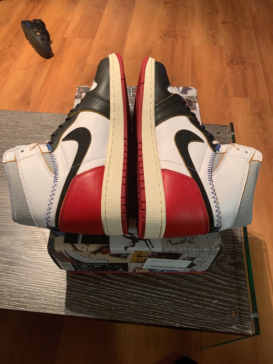 Men's Nike x Union Air Jordan 1 Retro High OG NRG Black Toe Men's Nike x Union Air Jordan 1 Retro High OG NRG Black Toe