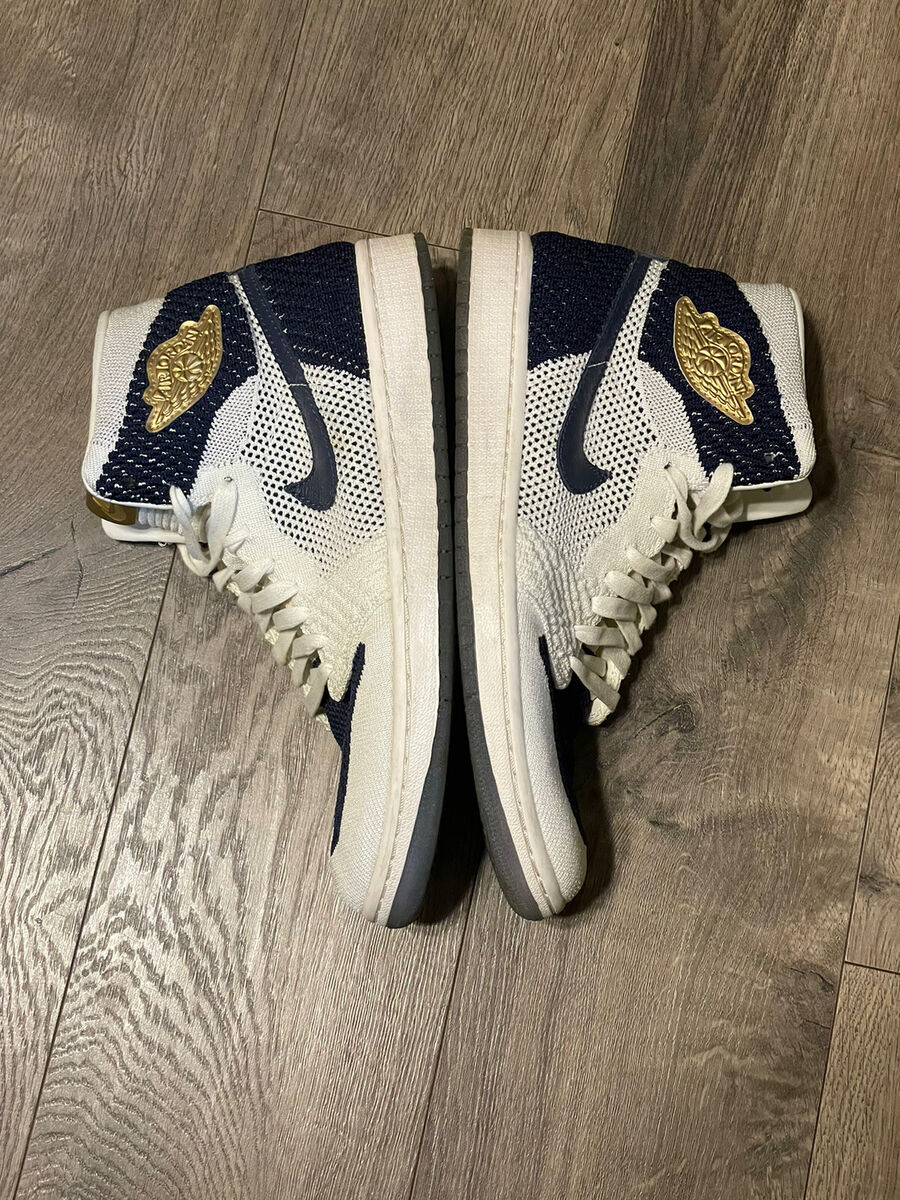 Nike Air Jordan 1 Retro High Flyknit Size 9 Derek Jeter Nike Air Jordan 1 Retro High Flyknit Size 9 Derek Jeter