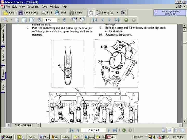 MANUALES DE TALLER Y REPUESTOS TRIUMPH TR6 550pgs con marco de reparación de servicio y planos Foto 2 de 4