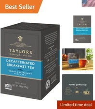 Decaffeinated Breakfast Tea - 50  African Teabags - Light & Sweet Flavor
