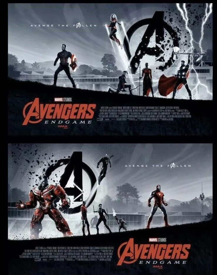 Vingadores: Endgame - Pôster do filme emoldurado (das cinzas) (tamanho: 60  x 91 cm)