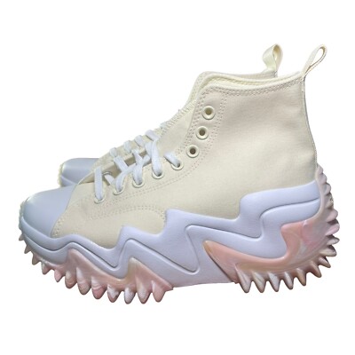 Converse Women's Run Star Motion CX Hi Marbled Cream Platform Sneakers Size 7