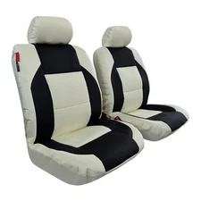 Beige Black Canvas Seat Covers For FORD EXPLORER SPORT TRAC 2001-2005