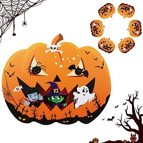6PCS Halloween Placemats, Creative Pumpkin Shape Place Mats, Happy Halloween - Bild 1 von 6