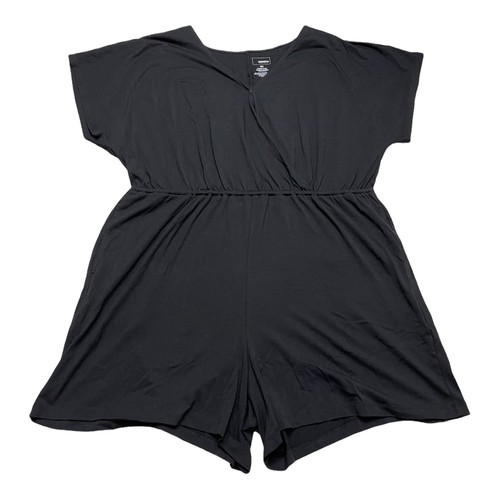 SONOMA PLUS BLACK ROMPER SHORTS POCKETS SIZE 2XL SOFT COMFY NWT - Picture 11 of 12