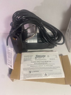 Zoeller 314-0002 High Capacity Mighty Mover Pump Utility Transfer 1/2 hp