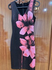 Guess Dress Black Floral Mini XS Cocktail Dress