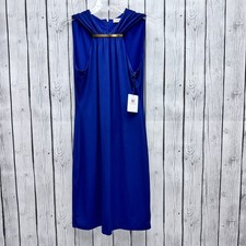 NWT Calvin Klein Blue Midi Swing Dress Size 10