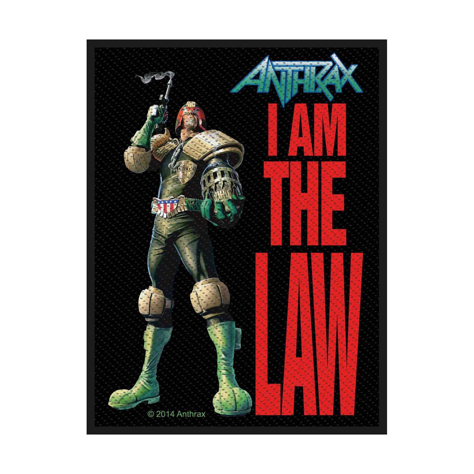 Anthrax 'I Am The Law' Patch - NEW & OFFICIAL