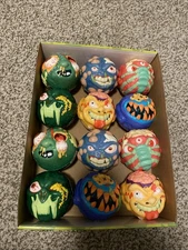 Mutant Monsters High Bounce Balls full box of 12 Creepy Madballs