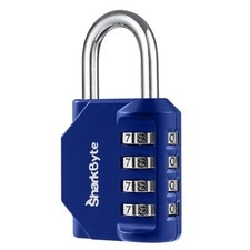 4-Dial Combination Weatherproof Outdoor Padlock Locker Gate Shed HEAVY DUTY Lock