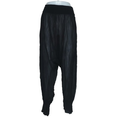 H&M, Haremshose, Größe: 42, Schwarz, Viskose, Einfarbig, Damen #6sk