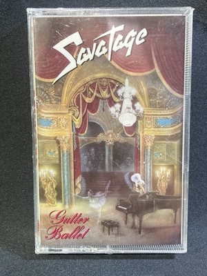 New/Sealed -Savatage Cassette Tape ~ Gutter Ballet ~ Vintage 1989 US Edition NM!