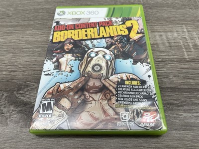 Borderlands 2: Add-On Content Pack (Microsoft Xbox 360, 2011) Complete w/Manual