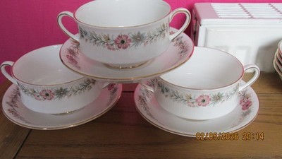 Paragon Belinda SUPPENCOUPÉS / SCHÜSSELN UND UNTERTASSEN X 3