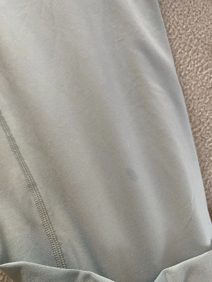 SWEATY BETTY YOGA PANTS GARY SZ 12 MEDIUM 27” SHORT LEG BLUE WOMENS TROUSERS - Image 4 of 4